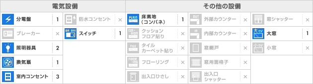 設備一覧