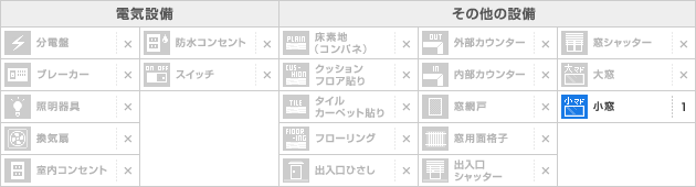設備一覧
