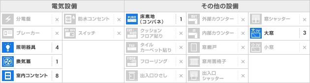 設備一覧