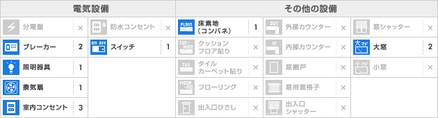 設備一覧