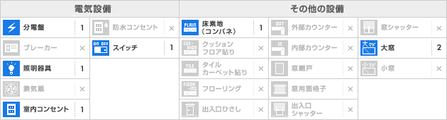 設備一覧