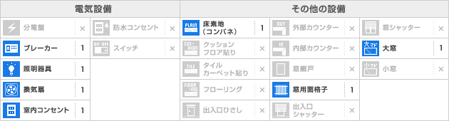 設備一覧