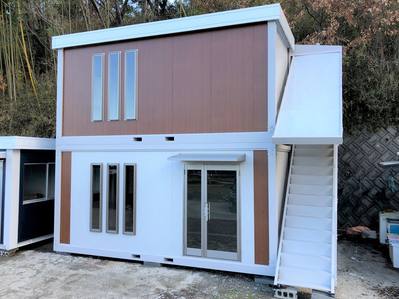 U Prefab 中古プレハブ買取 販売専門サイト No 3554 ユニットハウス7 5坪タイプ2階建て
