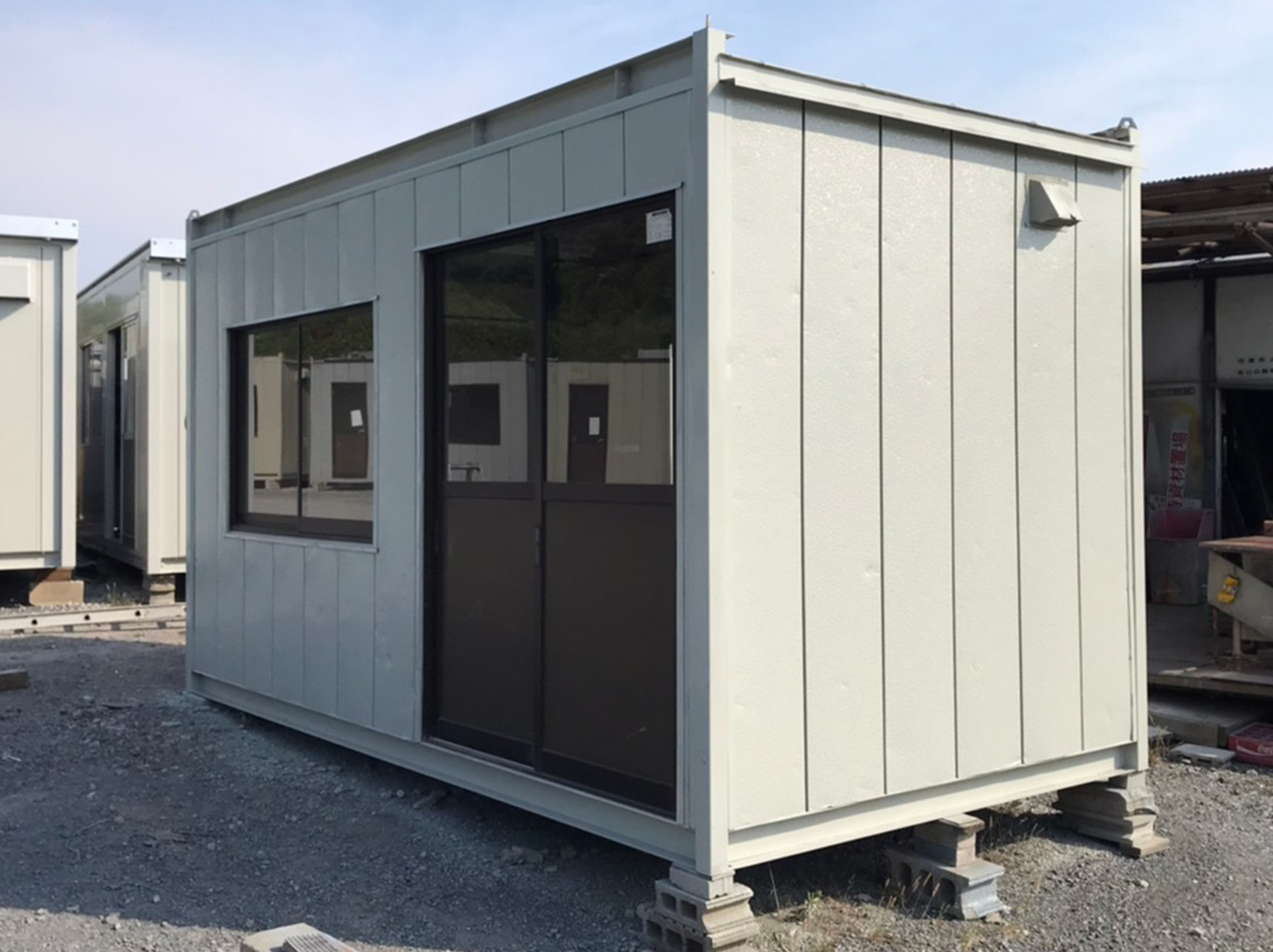 U Prefab 中古プレハブ買取 販売専門サイト No 3736 中古ユニットハウス3坪タイプ エアコン室外機一体型 限定特価 現品限り U Prefab 中古プレハブ買取 販売専門サイト No 3736 中古ユニットハウス3坪タイプ エアコン室外機一体型 限定特価 現品限り